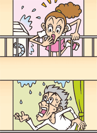 漏水 画像